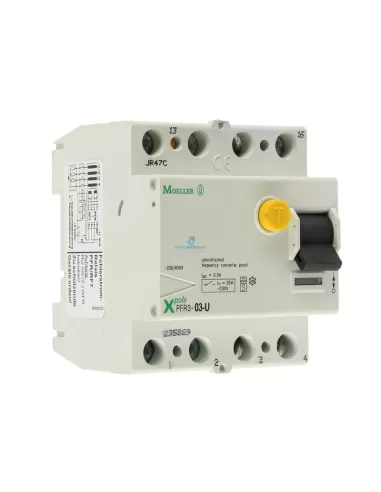 Eaton Pfr3-03-u relé diferencial 0,1/0,3a x inv. x wfr3
